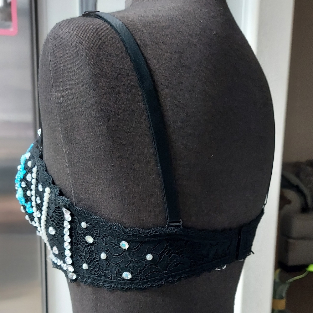 Hand-made Diamond Rave Bra - Picture 4 of 6